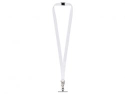 Ланъярд 2,5 см под сублимацию с большим карабином, замком обрыва и металлическим держателем для телефона