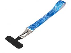 Ремувка под сублимацию с большим карабином и узким держателем для телефона из ПЭ Ремувка под сублимацию с большим карабином и узким держателем для телефона из ПЭ