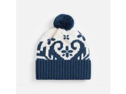 Шапка Wintertude, синяя с белым Шапка Wintertude, синяя с белым