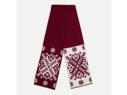 Шарф Wintertude M, красный с белым Шарф Wintertude M, красный с белым