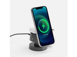 Станция беспроводной зарядки с подсветкой Lume, серая