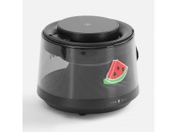 Bluetooth-колонка с подсветкой и беспроводной зарядкой Quantium, черная