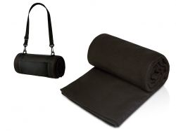 Плед «Нежность» с плечевым ремнем, черный Плед «Нежность» с плечевым ремнем, черный