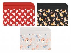 Картхолдер для 3-х карт с возможностью полноцветной  УФ-печати, софт-тач Картхолдер для 3-х карт с возможностью полноцветной  УФ-печати, софт-тач