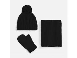 Шарф HappyGo, черный