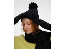 Шарф HappyGo, черный