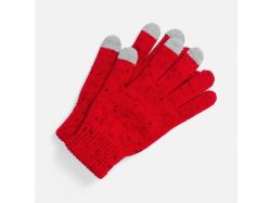 Перчатки сенсорные Spotti Senso, красные