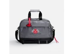 Спортивная сумка Atlantes, серая с черным