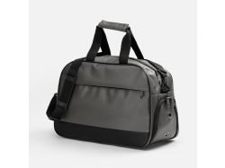 Спортивная сумка Atlantes, серая с черным Спортивная сумка Atlantes, серая с черным