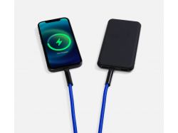 Кабель-ланьярд energyFlex Power Delivery 60 Вт, темно-синий
