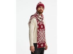 Шарф Wintertude L, красный с белым