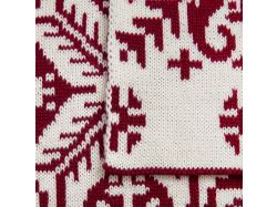 Шарф Wintertude L, красный с белым