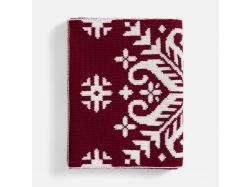 Шарф Wintertude L, красный с белым