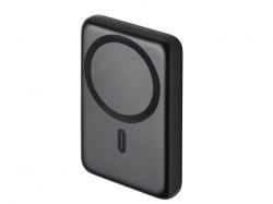 Магнитный внешний беспроводной аккумулятор «Polarix», QC/PD, 10000 мАч, черный