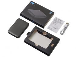 Внешний аккумулятор «Simp», 5000 мАч, черный