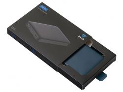 Внешний аккумулятор «Simp», 5000 мАч, темно-синий