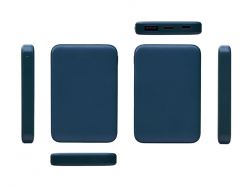 Внешний аккумулятор «Simp», 5000 мАч, темно-синий