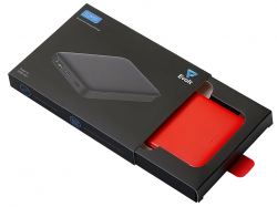 Внешний аккумулятор «Simp», 5000 мАч, красный