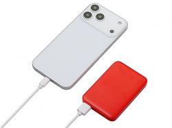 Внешний аккумулятор «Simp», 5000 мАч, красный