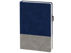 Ежедневник Horizon, недатированный, серый с синим