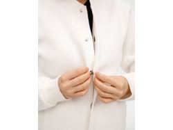 Бомбер унисекс AtmosWear, молочно-белый