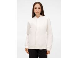 Бомбер унисекс AtmosWear, молочно-белый