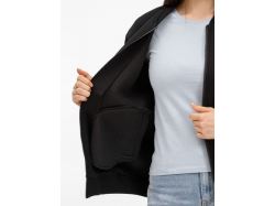 Бомбер унисекс Estado, черный