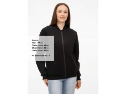 Бомбер унисекс Estado, черный