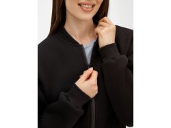 Бомбер унисекс Estado, черный