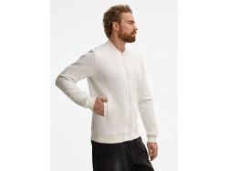 Бомбер унисекс Estado, молочно-белый