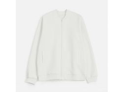 Бомбер унисекс Estado, молочно-белый