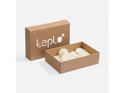 Набор Knit Beat, белый (молочный)