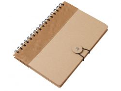 Крафтовый блокнот А5 в твердой обложке 