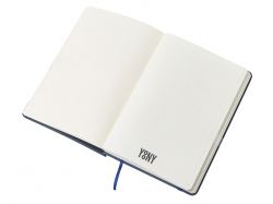 Набор блокнот А5 с магнитным держателем для ручки и подставкой для телефона и металлической шариковой ручкой "NotaBene", темно-синий