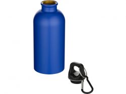 Oregon одностенная бутылка для воды с карабином, изготовленная из нержавеющей стали, сертифицированной по стандарту RCS, объемом 400 мл - Ярко-синий