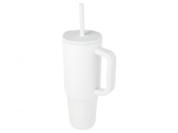 Brady термостакан с силиконовой трубочкой, 900 мл, сертифицированный согласно RCS- Белый