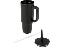 Brady термостакан с силиконовой трубочкой, 900 мл, сертифицированный согласно RCS- Черный