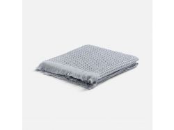 Плед вафельный Elenglect, светло-серый