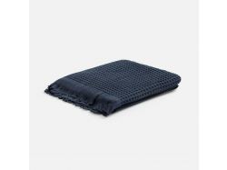 Плед вафельный Elenglect, темно-серый