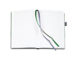 Ежедневник Horizon, недатированный, серый с зеленым