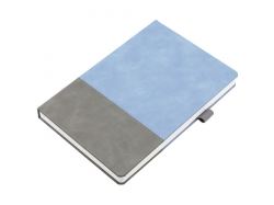 Ежедневник Horizon, недатированный, серый с голубым