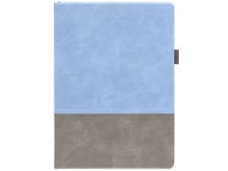 Ежедневник Horizon, недатированный, серый с голубым