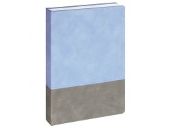 Ежедневник Horizon, недатированный, серый с голубым