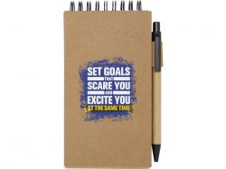 Flipper липкий блокнот с шариковой ручкой - Натуральный