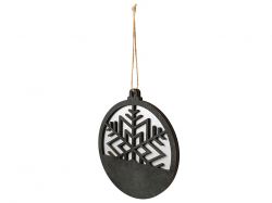 Подвеска деревянная «Noirflake»