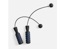 Беспроводная скакалка Silentino, черная с синим