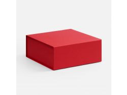 Коробка складная Quadra Fold, красная