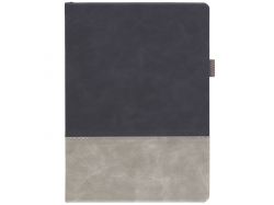 Ежедневник Horizon, недатированный, серый с черным