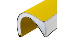 Ежедневник Knit, недатированный, желтый