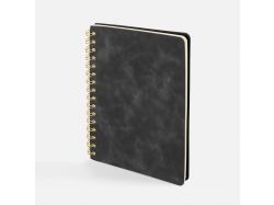 Ежедневник Spiral, недатированный, черный